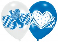 Vorschau: 6 Latexballons Bavaria 23cm