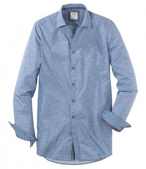 Olymp traditional shirt blue