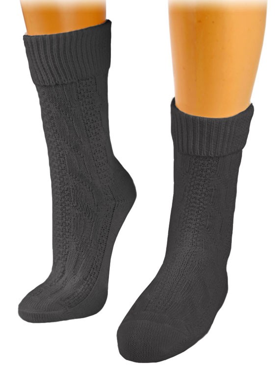 Traditional Stocking mid-length anthracite