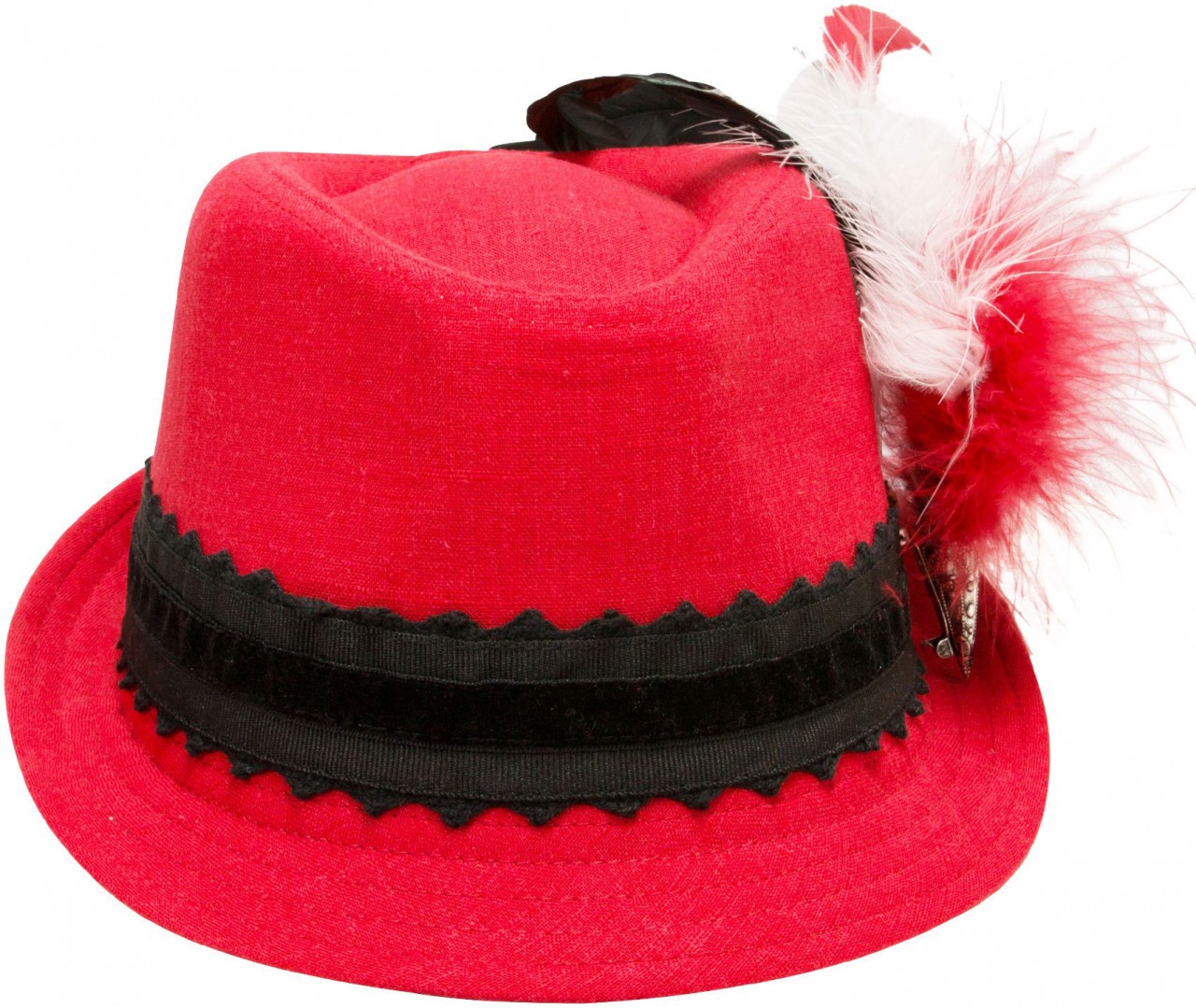 Aperçu: Chapeau en lin Laura rouge