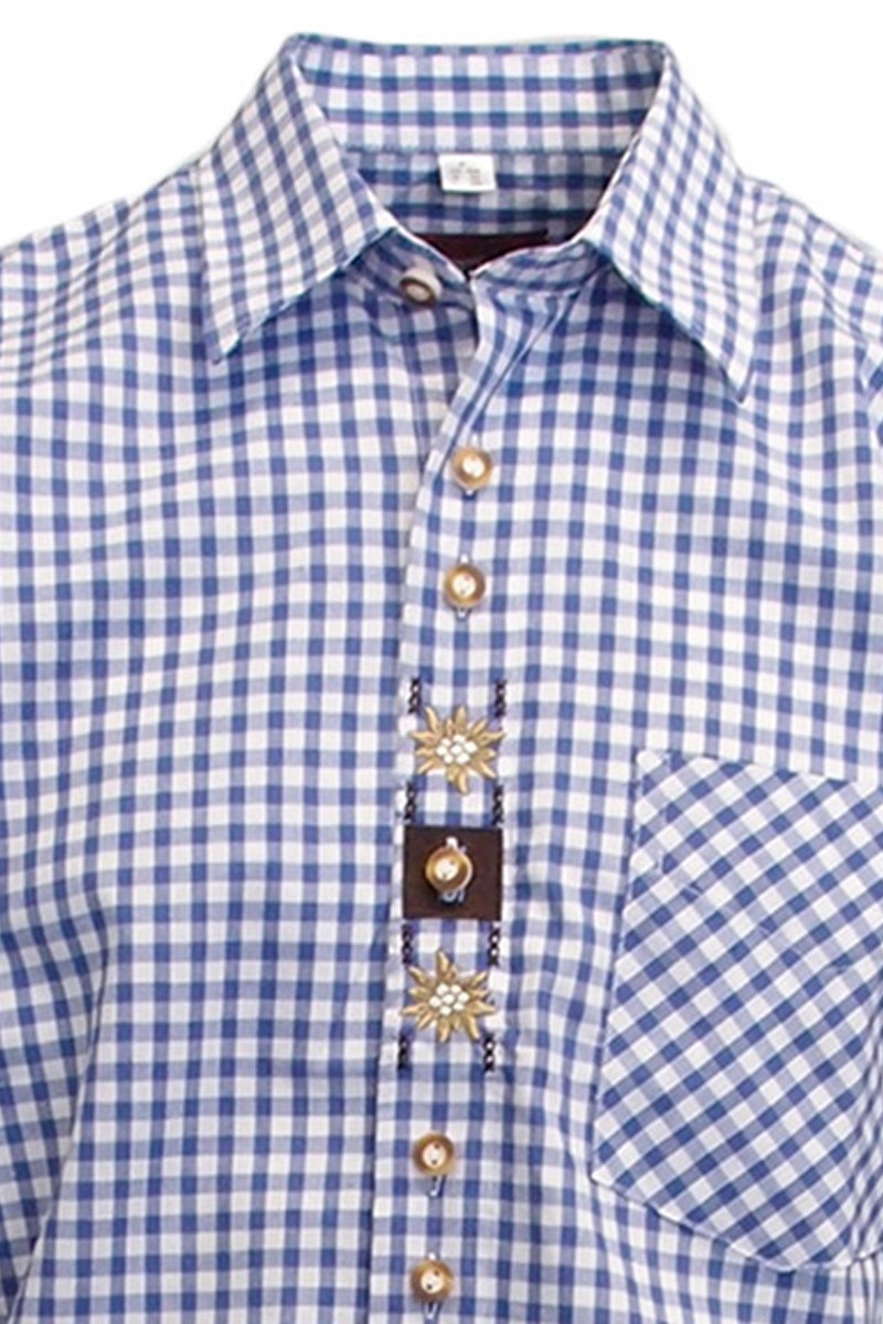 Podgląd: Tradycyjna koszula Samwell jasnoniebieska