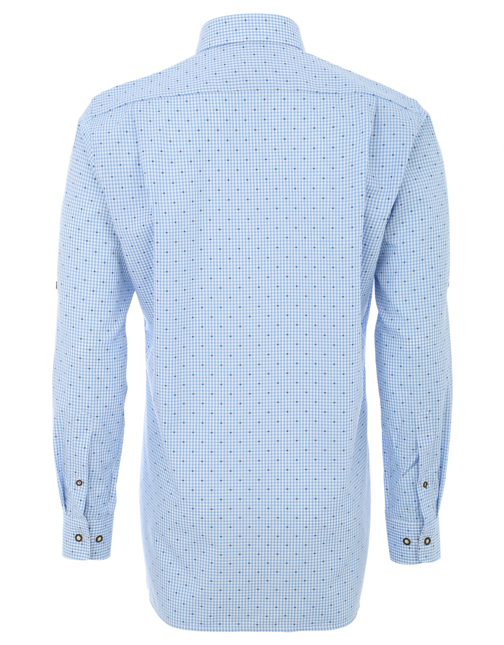 Vorschau: Trachten Shirt Olymp, blue-white checked