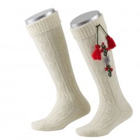 Preview: Childrens Stockings with Tassels nude