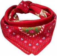 Voorvertoning: Nicki traditionele sjaal met eekhoornmotief rood