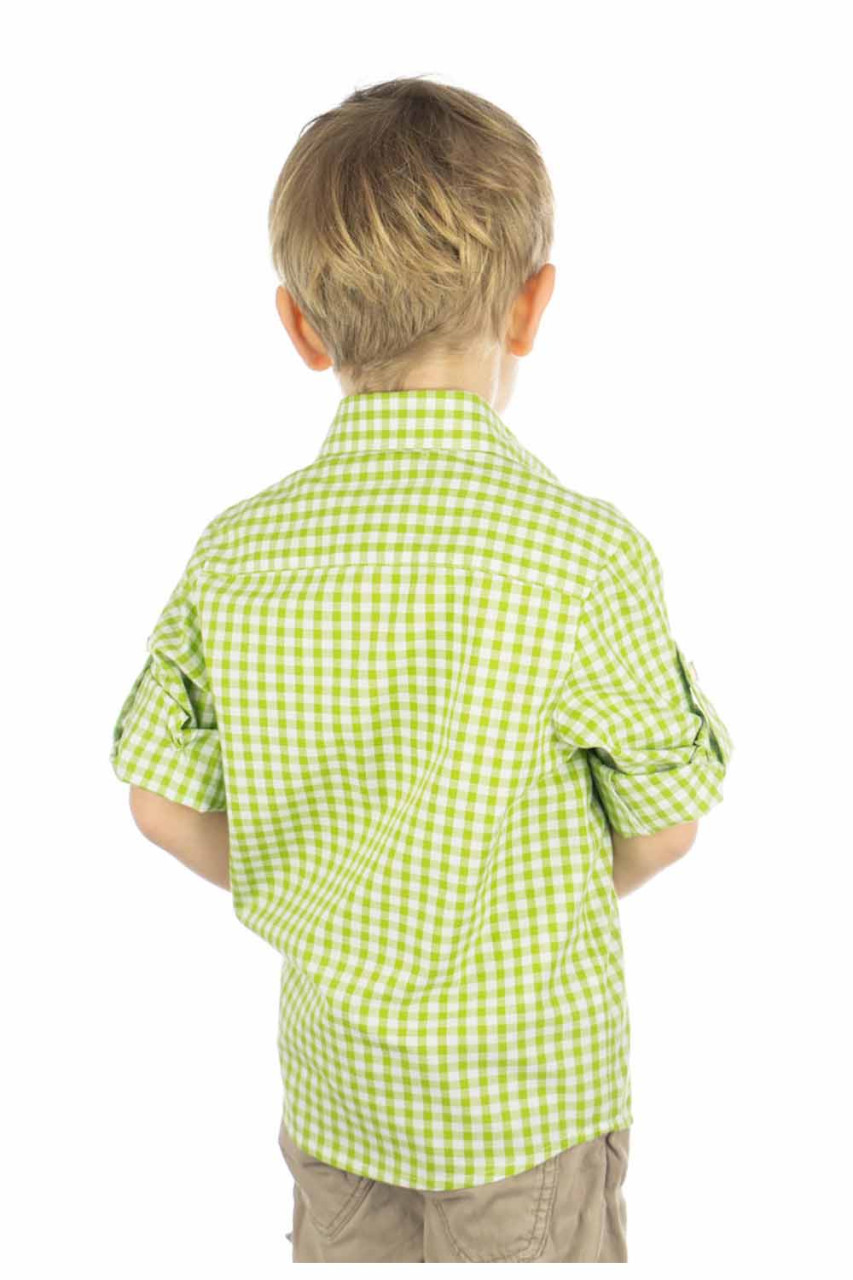 Kinderhemd Michl apfelgrün