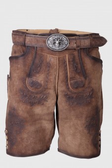 Shawn leather pants light brown