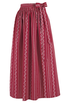 Dirndl Apron Anemone red